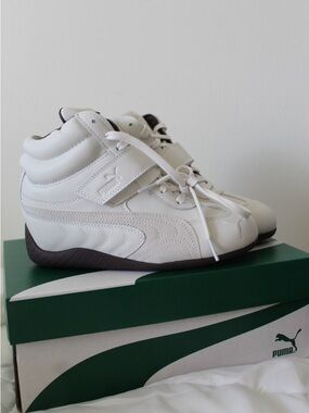 White Puma Speedcat Wedges Size 6 NWT